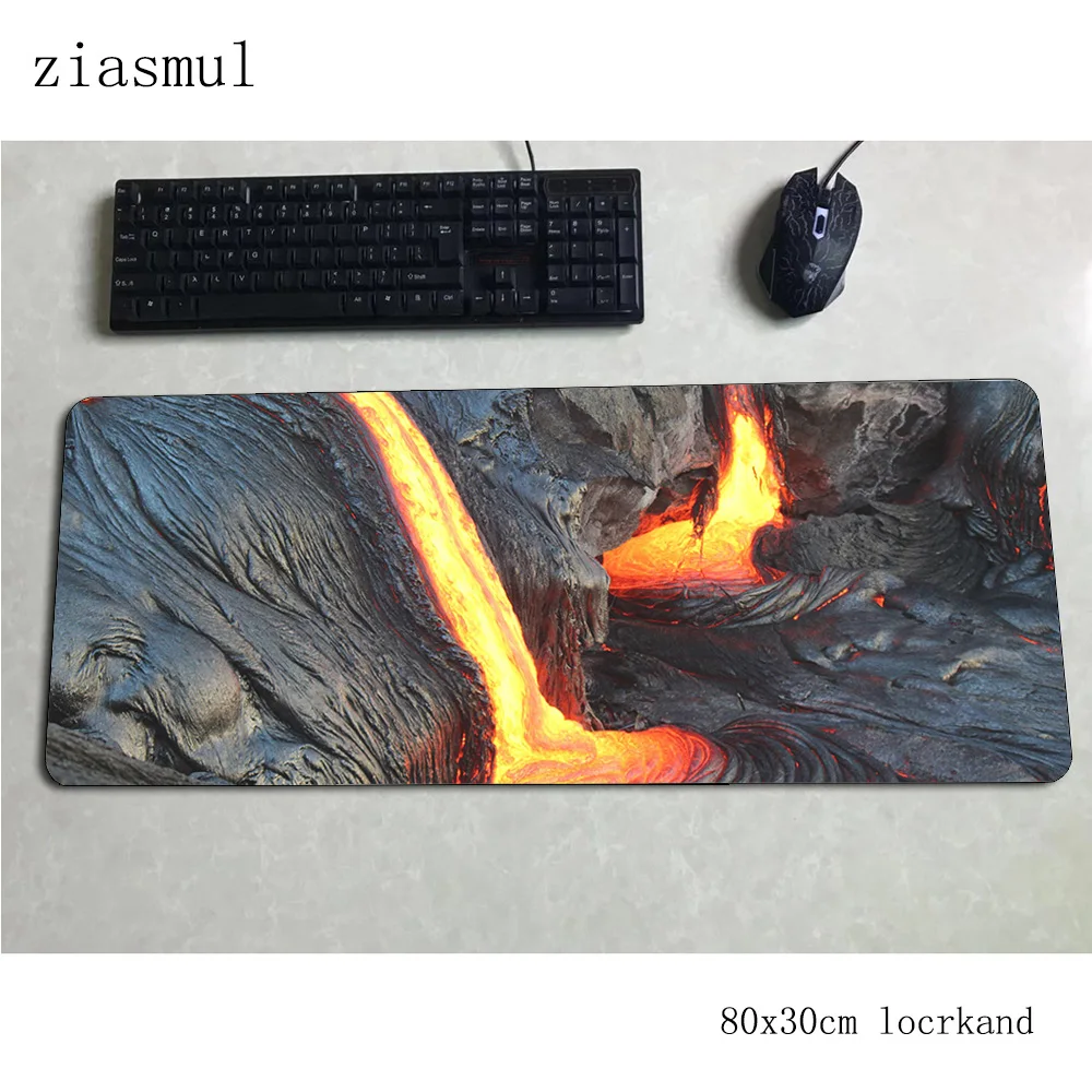 Volcanoes mouse pad gamer Fashion 800x300x3mm notbook mouse mat gaming mousepad pad mouse Halloween Gift  pc desk padmouse mats