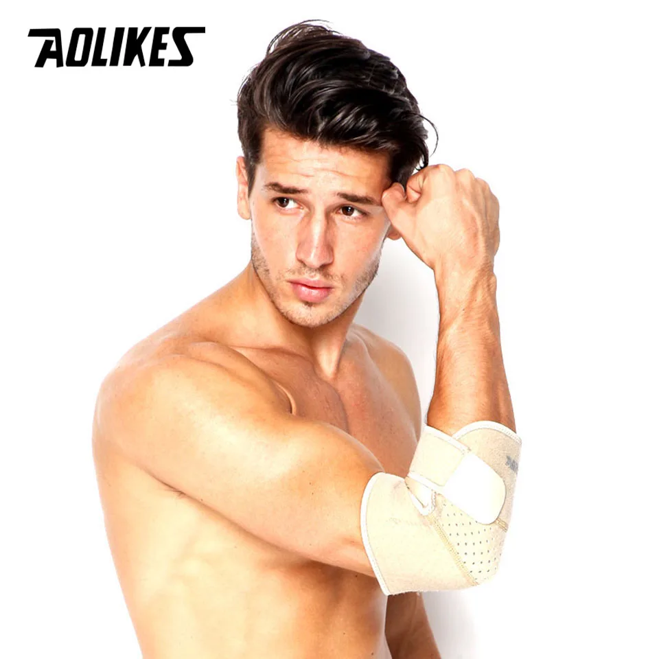 AOLIKES 1PCS Elbow Brace, Reversible Support Wrap for Joint, Arthritis Pain Relief, Tendonitis, Sports Injury Recovery