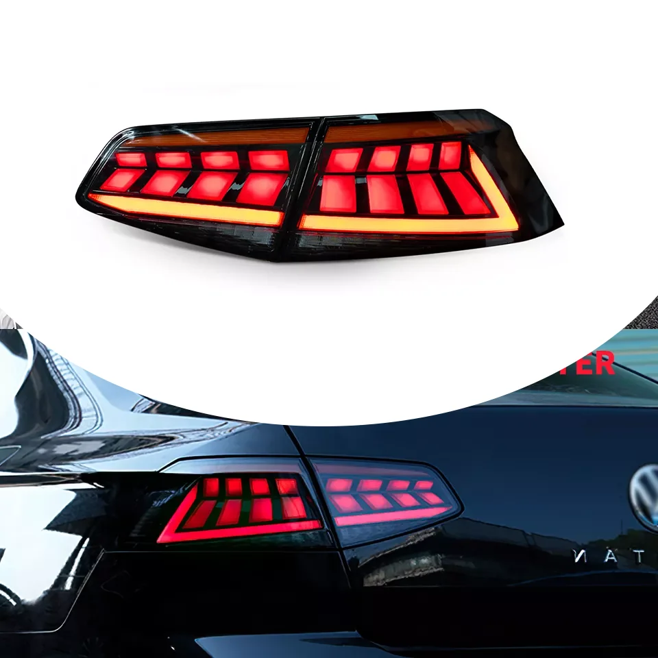 

Светодиодные задние фонари для Passat B8, фонари заднего бампера Volkswagen, стоп-сигнал, автозапчасти в сборе