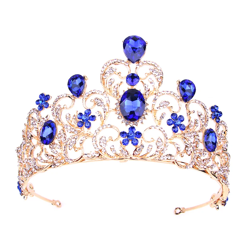 2019 Nieuwe Kristal Bruids Tiara Kroon Bruiloft Accessoires Bruids Sieraden Haarband