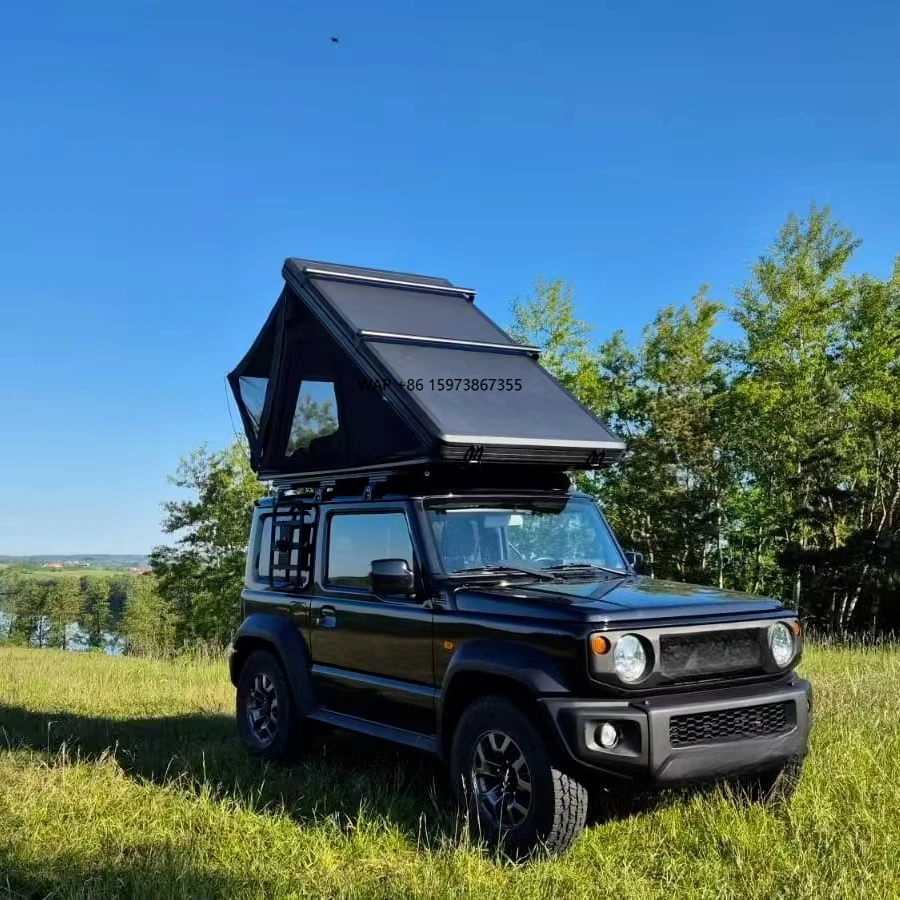 

Manufacturer Price Lightweight Roof Tent Aluminum Camping Roof Automatic Hard Shell Roof Tent Car Tent