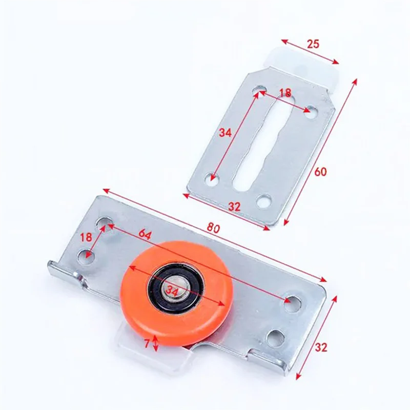 F-3C باب بكرة معدنية خزانة منزلقة دليل عجلة الشريحة السكك الحديدية الأسطوانة نافذة الأسطوانة الزجاجية