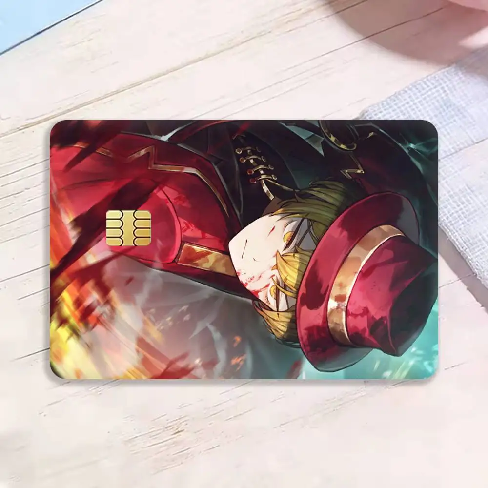Limbus Company Sinclair 4pcs 1Set Laser Holographic Sticker Skin Cover for Credit Bank Debit Card