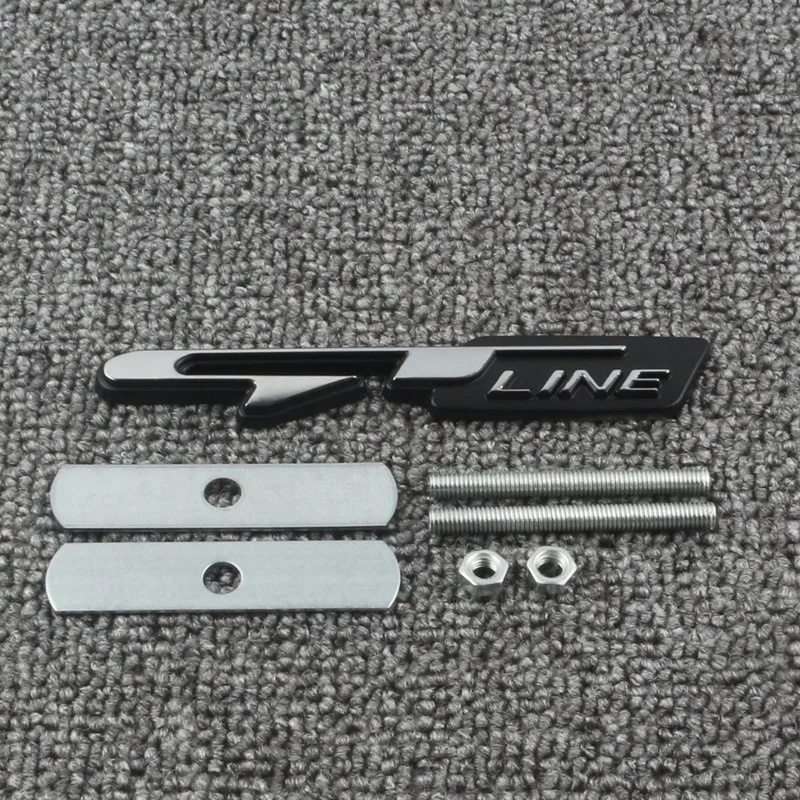 ملحقات ملصق شعار الشواية الأمامية للسيارة لكيا GT-Line سبورتاج Ceed Rio Picanto Sorento Soul Cerato Venga Forte K9 Cade #4