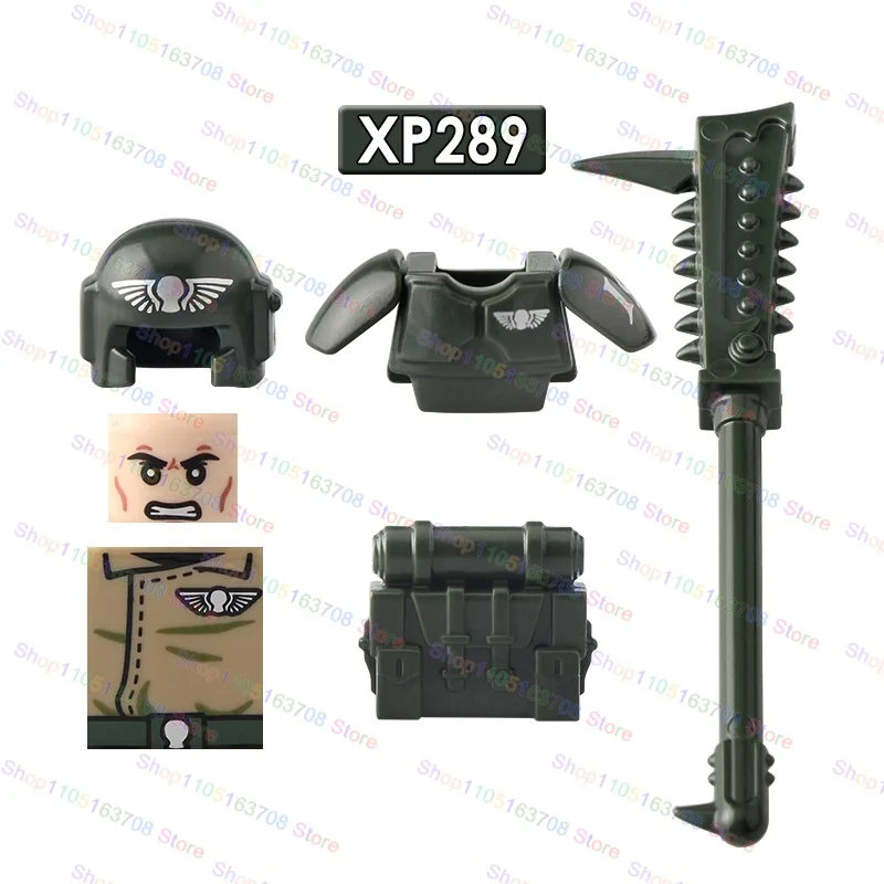 Military Imperial Guard Heavy Engineering Assault Team Signal Corps Commander Action-figuren Montage Modell Bausteine Spielzeug