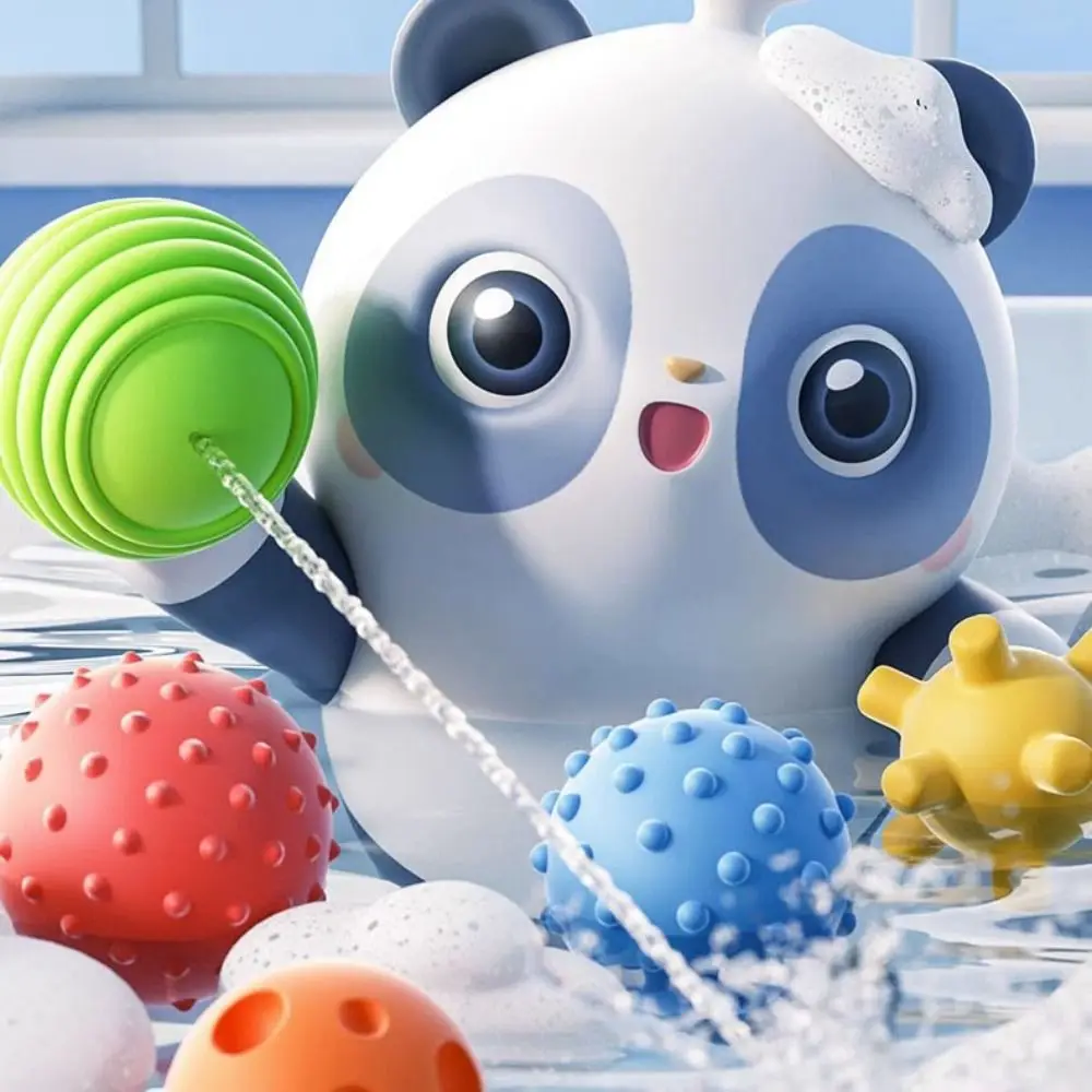 6Pcs Plastic Textured Multi Ball Set Hands Touch Activity Textured Baby Sensory Balls Colorful Portable