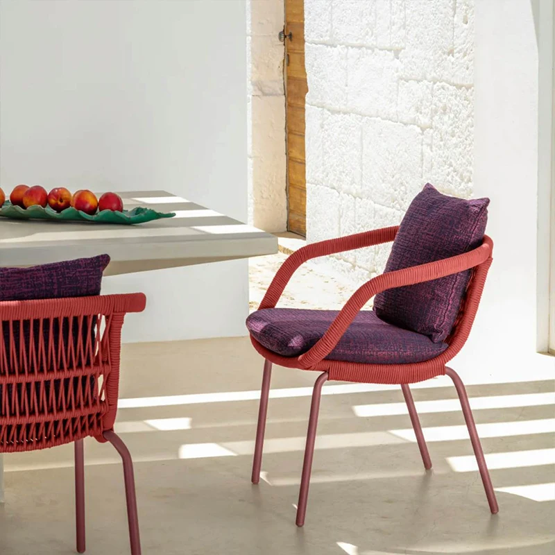 High Quality Patio Furniture Garden Chairs Set Restaurant Leisure Chaise Garden Aluminum Chair Set