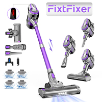 FixtFixer X6M 55Mins Cordless Vacuum Cleaner, Cordless Vacuum with HEPAx4, Powerful Stick Vacuum Cleaner, 6 en 1 Lightweig