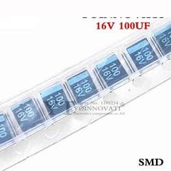 50pieces 3528 16V 100UF 107C B