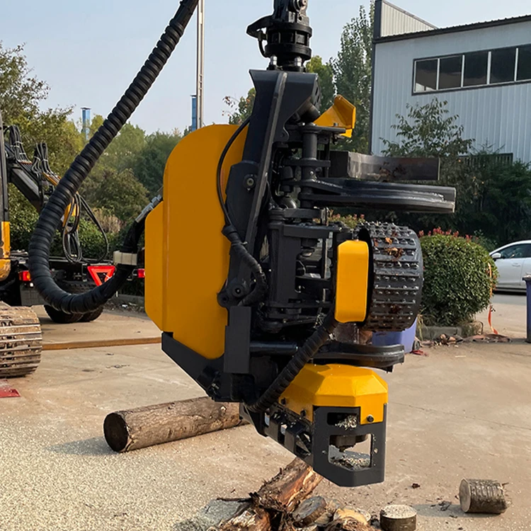 Forestry Trees Cutting Felling Log Harvester Heads Machine Tree Head Harvest Equipped With 10-25Ton Excavator