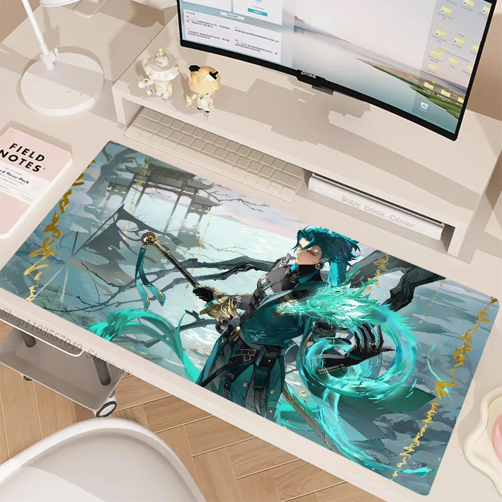 Game Wuthering Waves Jiyan Mousepad Large Gaming Mouse Pad LockEdge Thickened Computer Keyboard Table Desk Mat