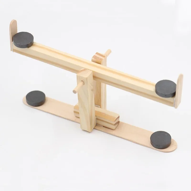 DIY Magnetic Seesaw STEM Science Experiment Kit Educational Learning Toy for Kindergarten Primary School Kids