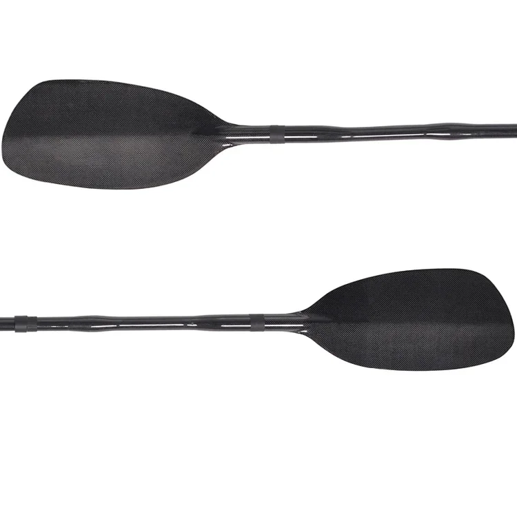 2 Piece Whitewater Kayak Paddle Bent Shaft Carbon Fiber Kayak Paddle With Bag