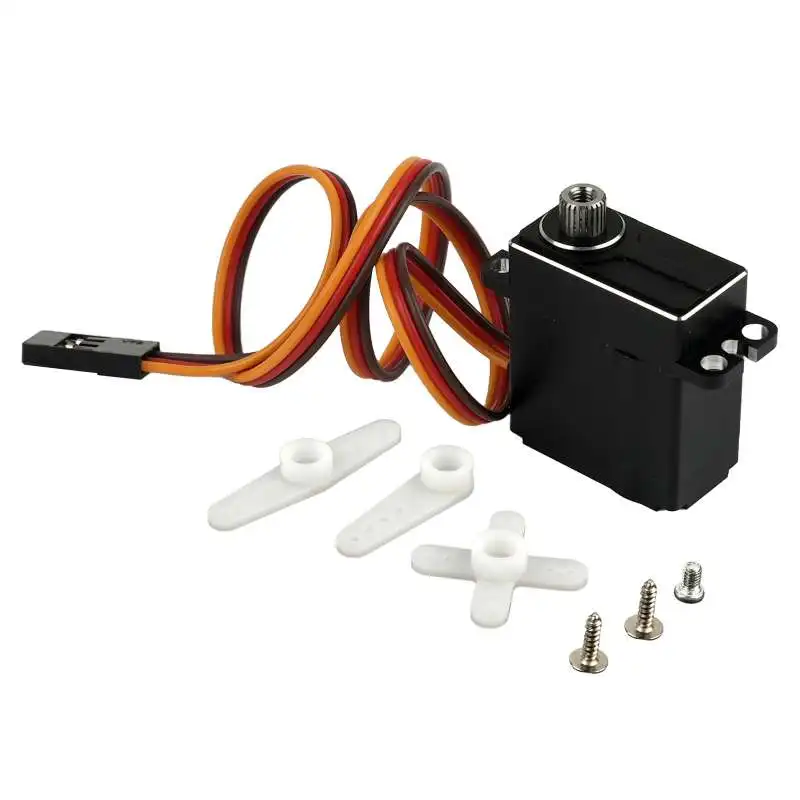 11Kg Mikro Serwo Cyfrowe Bezrdzeniowe Silnik 4.8-8.4V Wysokie Napięcie Serwa 180/270/360 Stopni do Modeli Samolotów Helikopterów 1:24 Zabawki