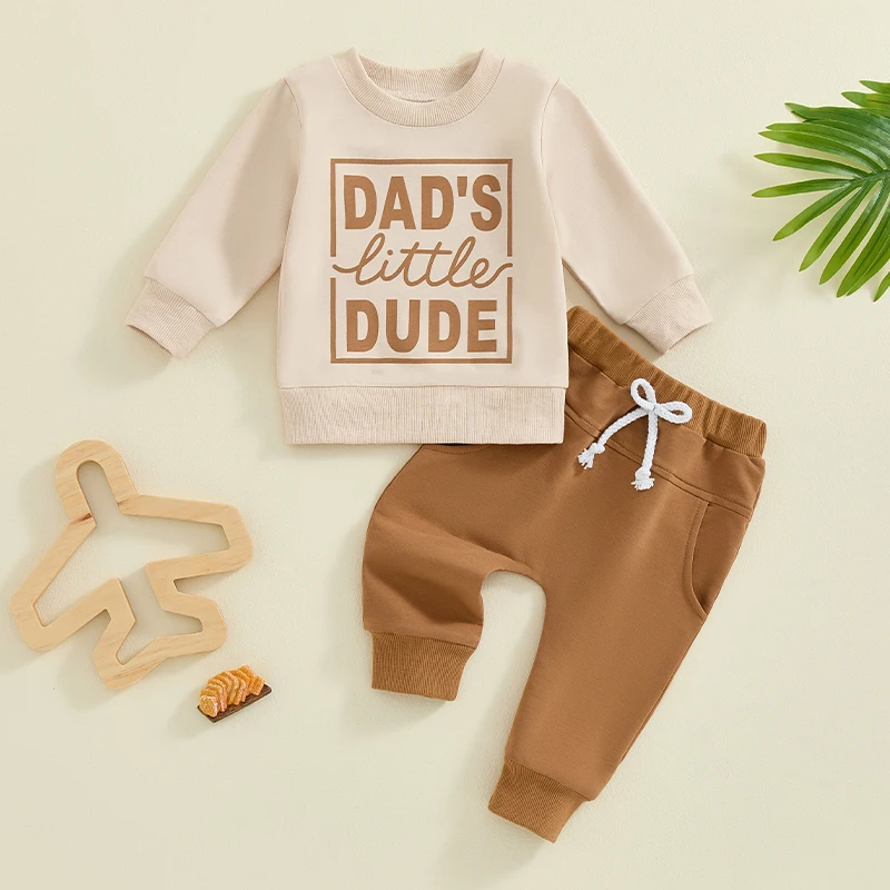 طفل رضيع طفل رضيع الخريف وتتسابق إلكتروني طباعة جولة الرقبة طويلة الأكمام البلوز قمم مرونة الخصر السراويل 2 قطعة مجموعة للرضع