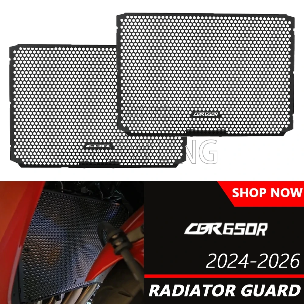Motorcycle Radiator Grille Guard Cover Protection Water Tank Shield For Honda CBR650R CBR 650R CBR 650 R CBR650 R 2024 2025 2026