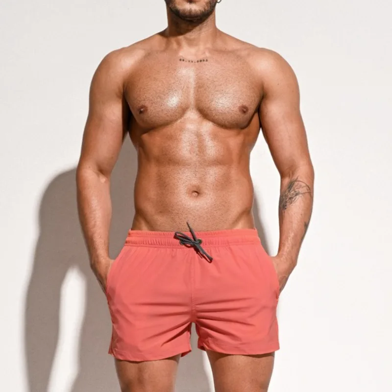 

Мужские шорты для плавания, купальники, плавки, коробка, быстросохнущие шорты для серфинга, пляжные шорты, мужские купальные костюмы