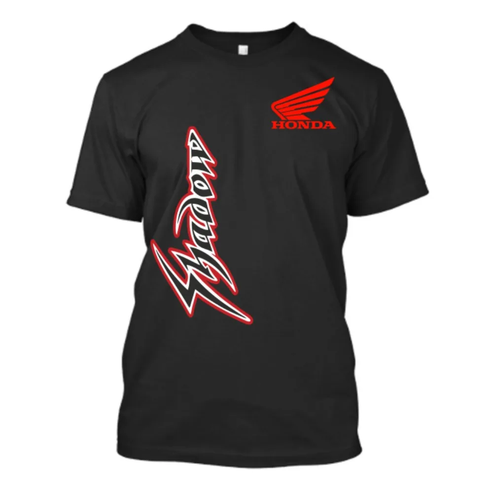 

Мужская и женская футболка Honda, спортивная футболка Honda Shadow, летняя футболка для езды на мотоцикле, внедорожная футболка с короткими рукавами, весенний гоночный топ