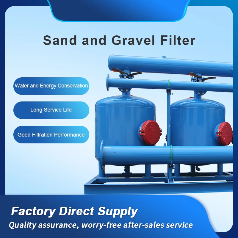 Efficient smart sand filter for irrigating farmland