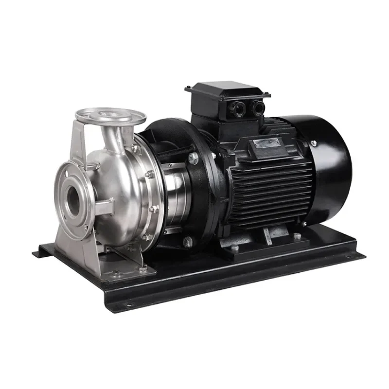 High-Pressure Electric Horizontal Single Stage SS304 Centrifugal Pump 5HP Motor OEM Supported Wastewater Treatment Booster Use