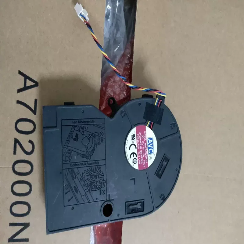

AVC BAZB0925R2U 0TKR4X A00 P003 12V 1.0A 4Pin Notebook Fan for Laptop Cooling Replacement