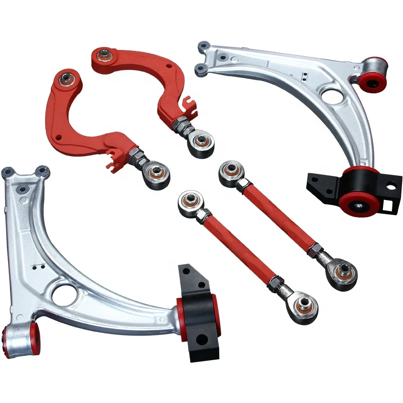 High Performance Adjustable Rear Camber Kit With Pillow Ball TOE Control Arm Lower Control Arm For VW For Tiguan For Passat Golf