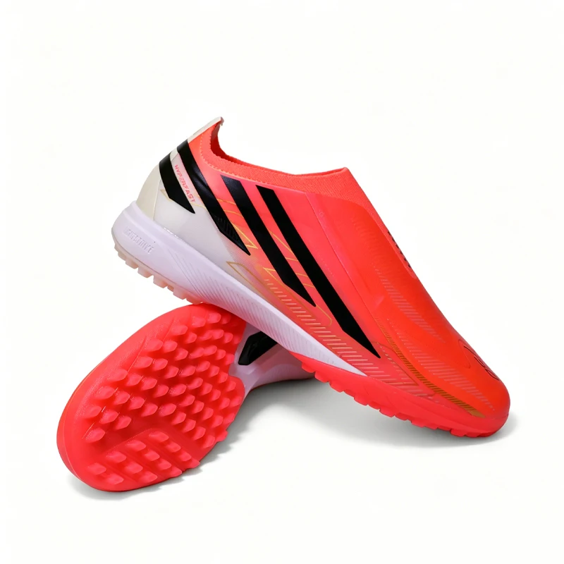 

Without-lace F50 Mens Soccer Shoes Football Shoes TF/FG Football Field Boots Non-Slip Training Sneakers Chuteira Campo 39-45