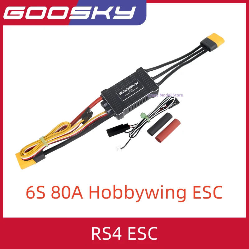 In Stock GooSky RS4 VENOM Helicopter Parts 80A ESC Technology By HOBBYWING Platinum V5