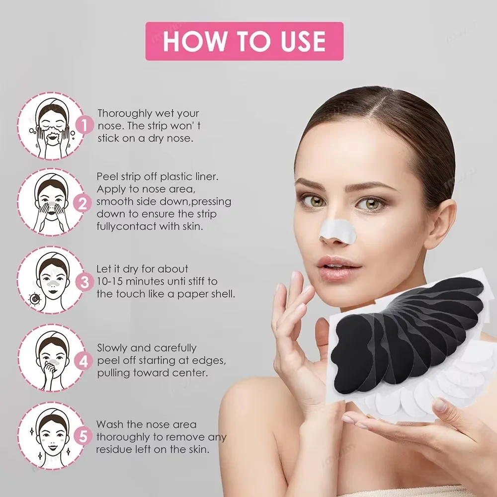 Diep reinigende mee-eter neusstrips Acnebehandeling Facial Dot Stickers Neusvlekmasker voor het verwijderen van mee-eters - Dropshopping