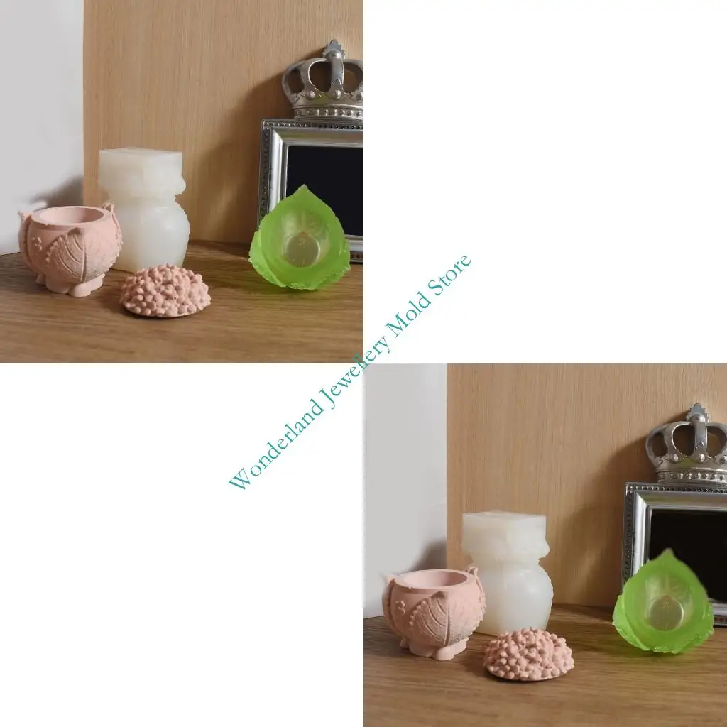 

H7EB Creative Silicone Flom для уникальной цветочной контейнеры для контейнера для свечей
