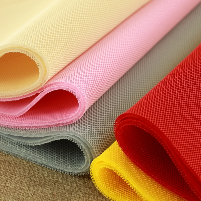 

3D утолщенная сетчатая ткань, дышащая на метр для багажных стульев, колясок, шапок, шитья своими руками, сэндвич-ткань с маленькими отверстиями, черная