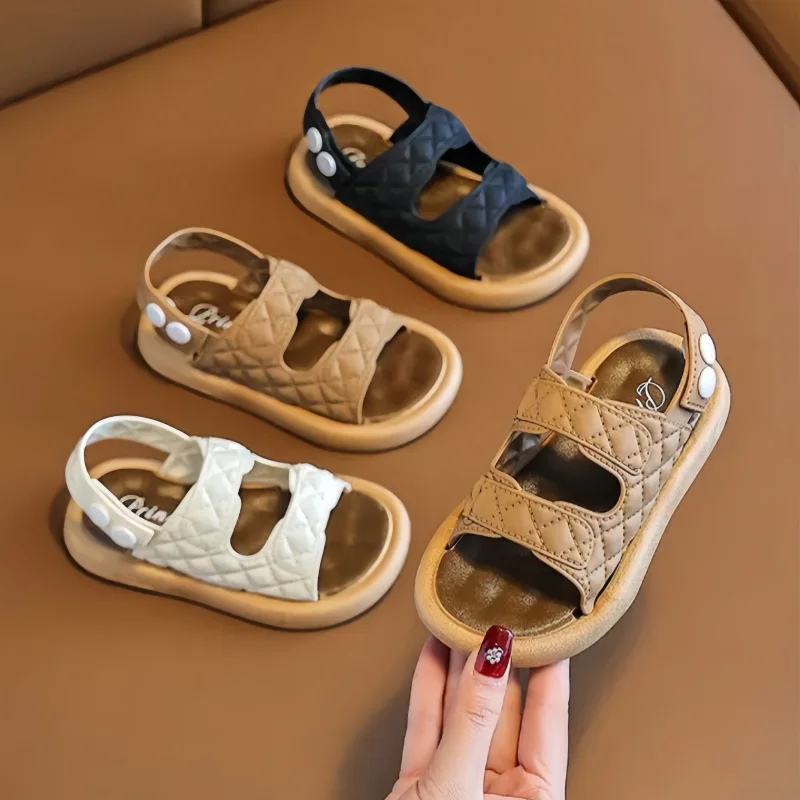

2025 latest hot-selling sandals online: girls' sandals with open toes, fashionable, simple, versatile sandals, lightweight, brea