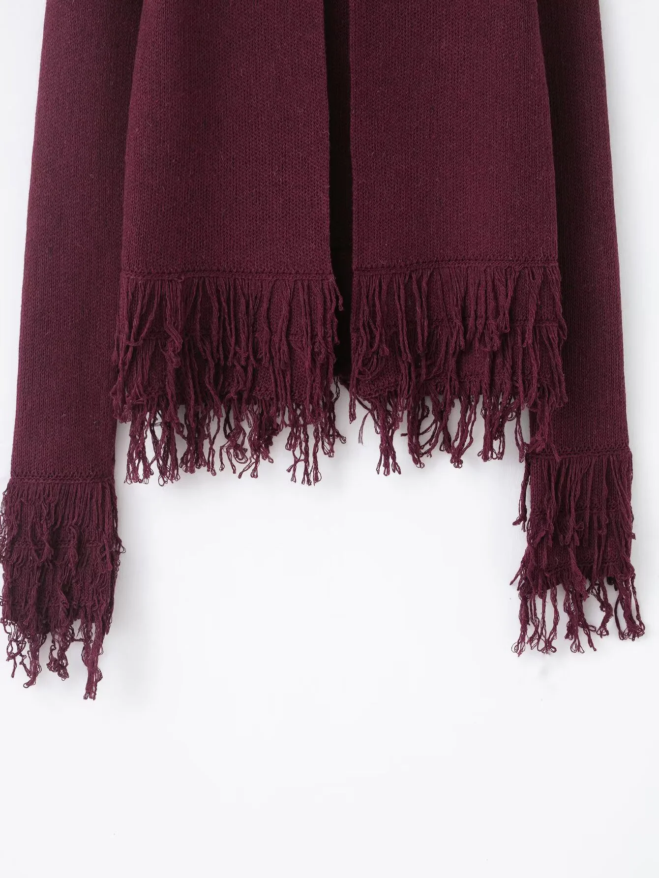 الأوروبية والأمريكية 2025 الشتاء الملابس النسائية الجديدة نمط بسيط شرابة زر جولة الرقبة طويلة الأكمام محبوك سترة