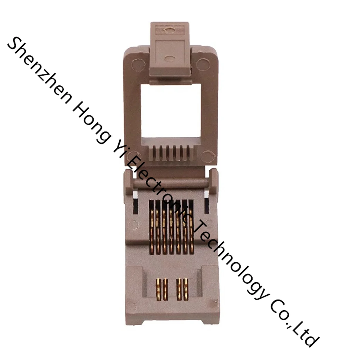 

Kelvin test stand TO263-7L-1.27 flip aging stand high-temperature aging stand fixture socket 1.27