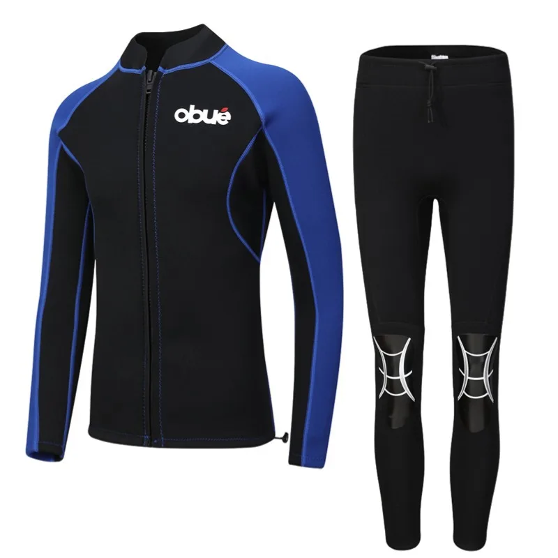

OBU New 3MM Lovers Diving Suit Split Type Sleeved Warm Wetsuit Outdoor Surfing Snorkeling Scuba Winter Swimsuit Jellyfish Suit