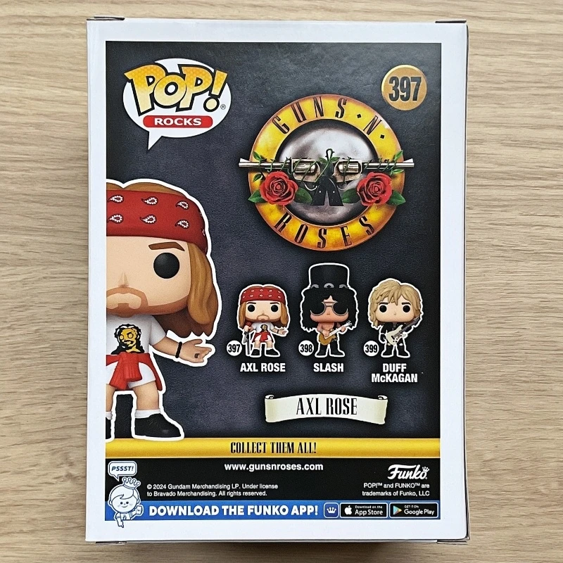 Rocks Guns N' Roses Axl Rose #397 Chase #50 Funko Pop! Original Vinyl Figure Music Collectible Model Desktop Ornament Toy Gift - view 5