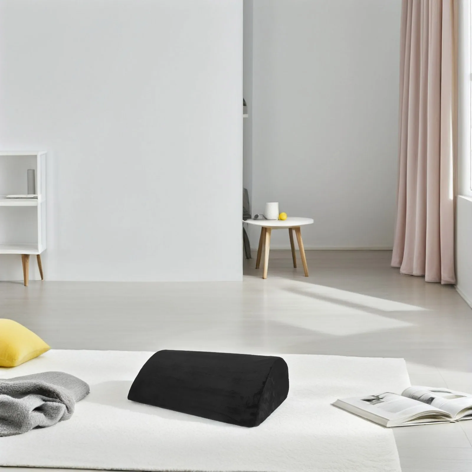 

Ergonomic Memory Foam Foot Rest Non-Slip Portable Cushion Washable Cover for Office Home Travel Gaming Relaxation