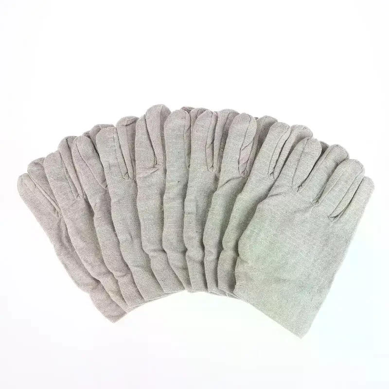 

Welding Canvas Gloves Wear-resistant And Thickened Welding Gloves Protective Labor Protection Gloves