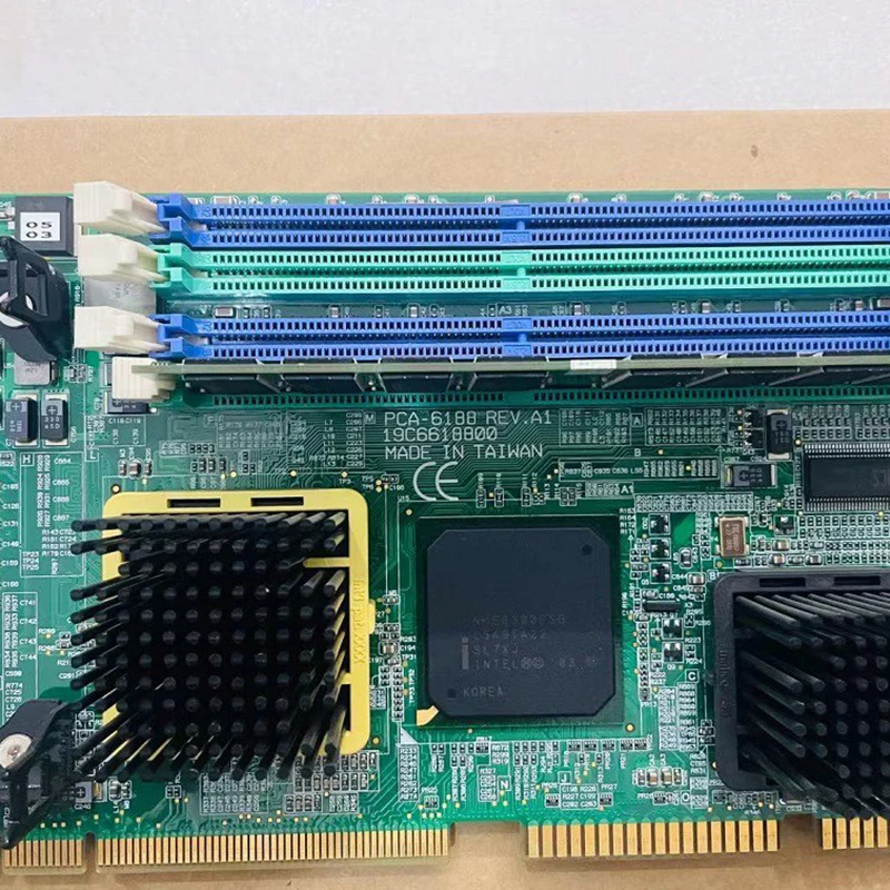 Industrial Computer Motherboard Dual Network Ports Original For ADVANTECH PCA-6188G2 REV.A1 PCA-6188