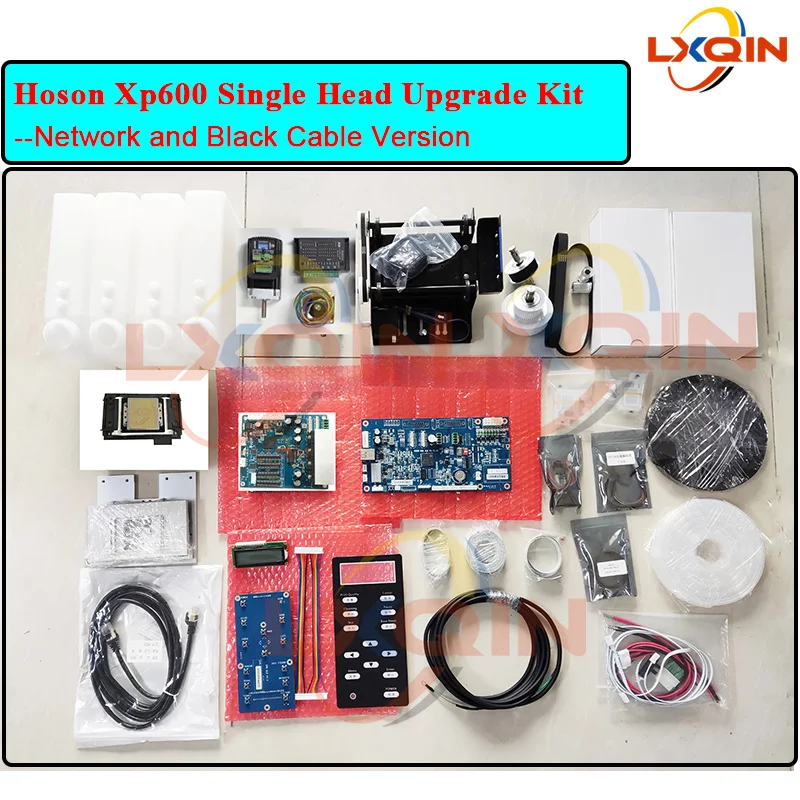 

LXQIN Hoson Xp600 single head conversion kit for dx5/dx7 convert to xp600 printhead upgrade kit network & data cable version