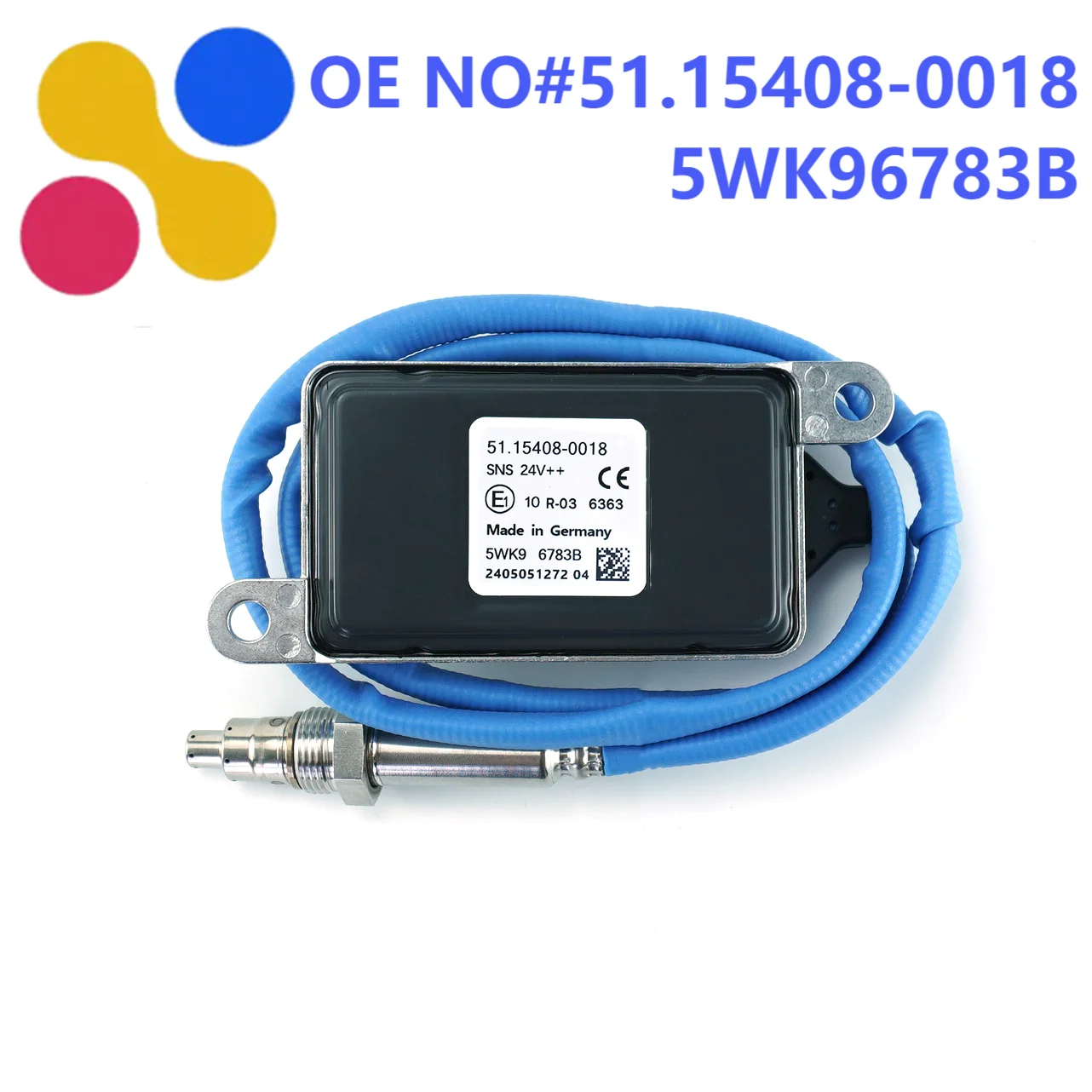 

51.15408-0018 5WK96783B Nox Sensor 24V High Quality Chips Nitrogen Oxygen Sensor for Man Euro6 Truck 51154080018