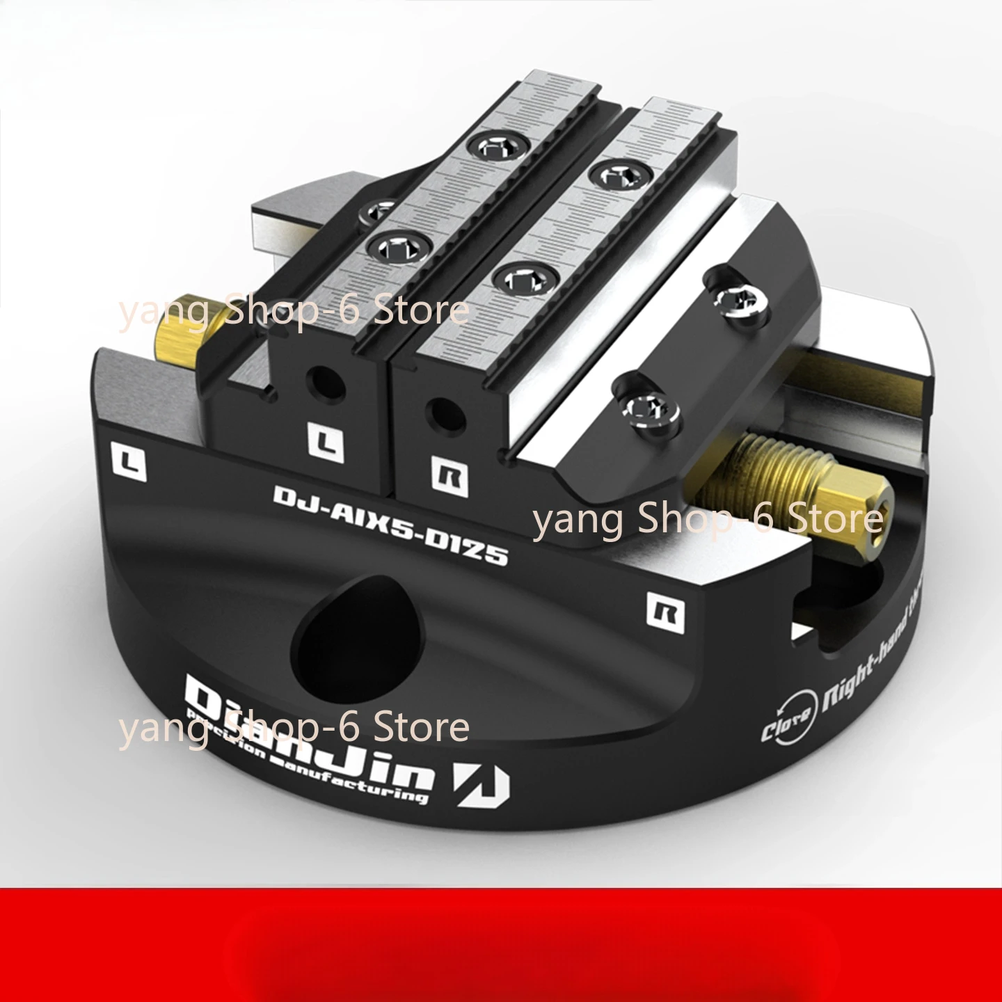 Four- and five-axis quick-change fixture CNC machining center zero-point disc type overall self-centering concentric vise
