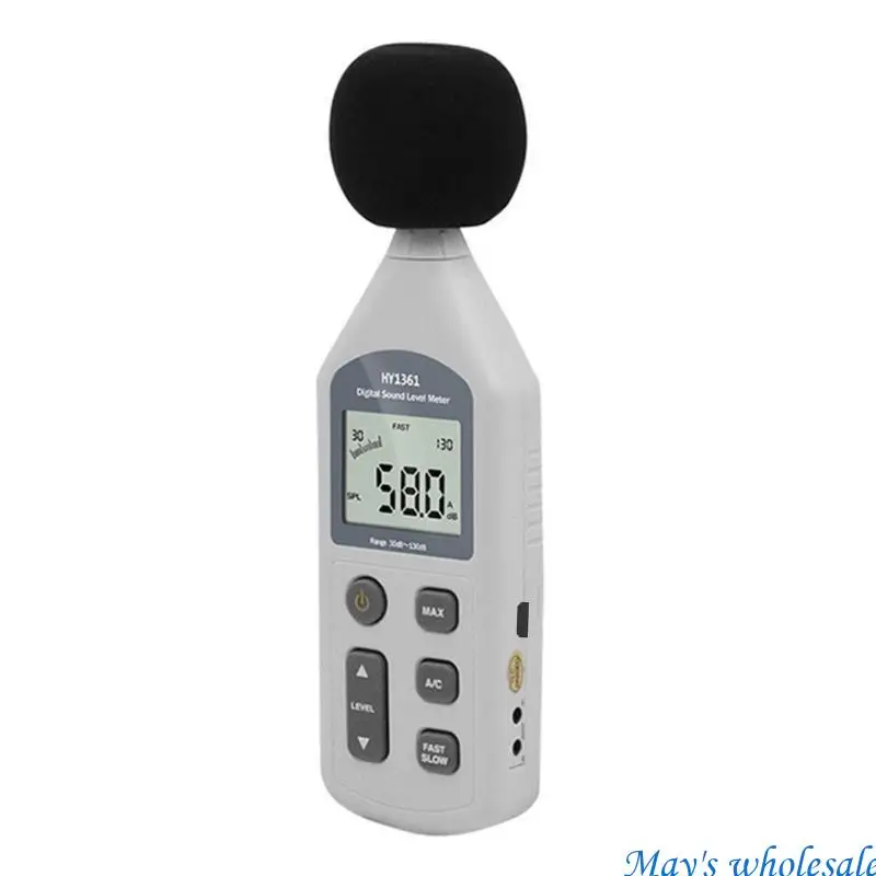 

Digital Decibels Meter 30 130dB Noise Level Tester with Low Battery 448A