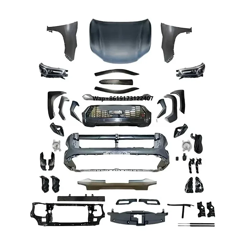 

2023 GR Sport Body Kit Front Bumper Conversion Grille Hood Fender Upgrade Vigo 2005-2015 for 2023 GR Sport