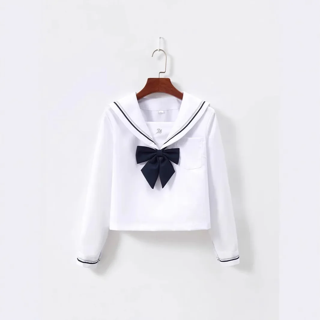 Kishi Kyō Uniforme da marinaio JK Uniforme scolastica Set base Gonna a pieghe Stile giapponese Versione autentica