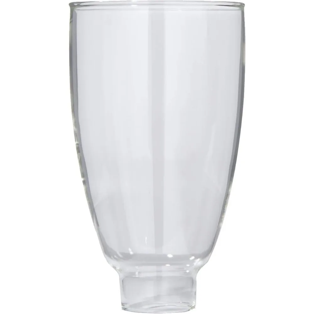 Large Clear Glass Colonial Style Lamp Shade 10.375 Inch Height for Vintage Antique Globes