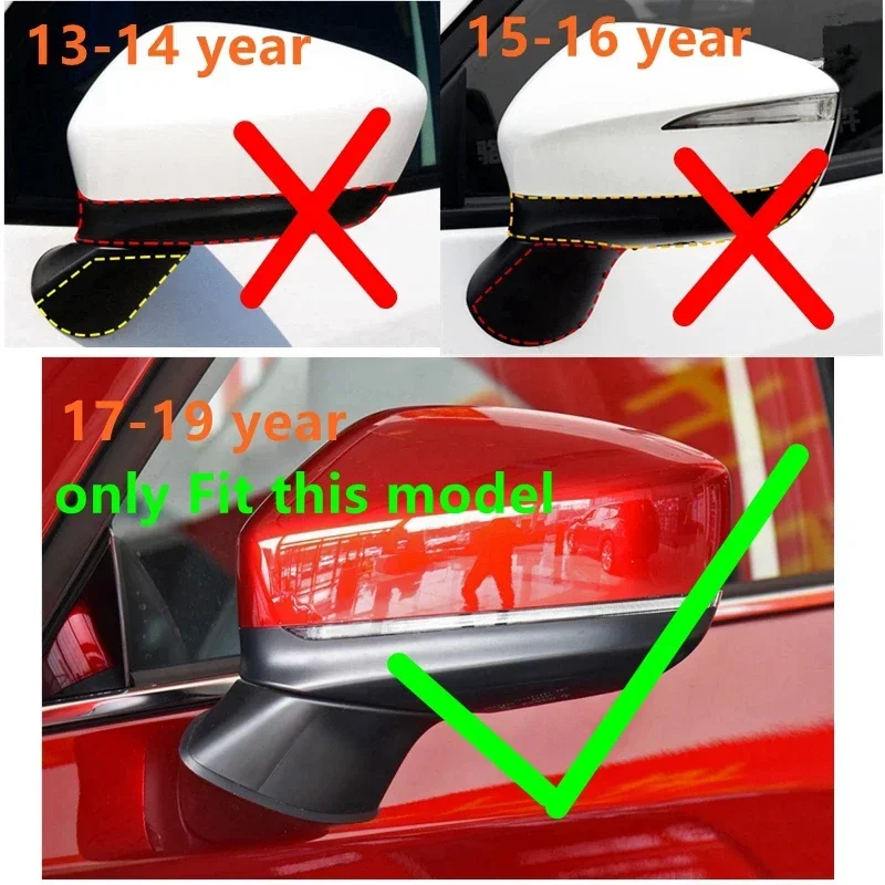 Car Rearview Mirror Lower Cover Folding Motor Door mirror Base Cap For Mazda CX-5 CX5 2017 2018 2019 2020 2021