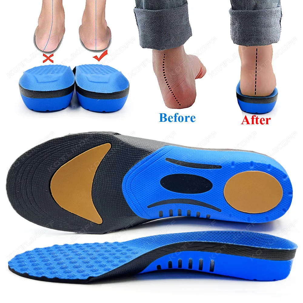 Semelles orthopédiques Valgus pour hommes et femmes, meilleures semelles pour pieds, modèles d'arc de pied plat, Support de chaussures, accessoires d'insertion