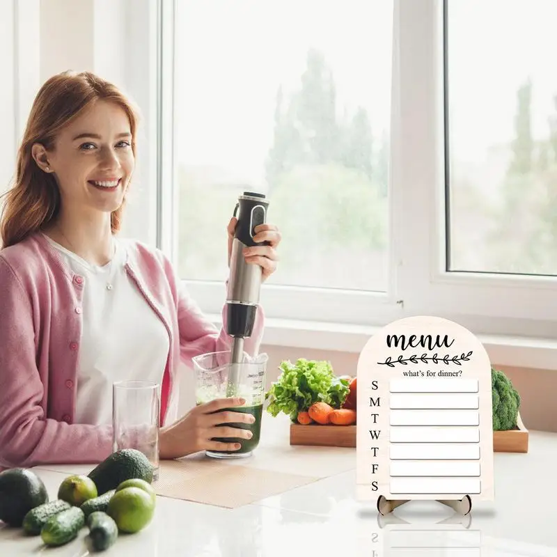 Weekly Planning Board Erasable Wooden Board With 6 Pens Dry Erase Boards For Students For Suggestion Plan Tasks Reminder Mood