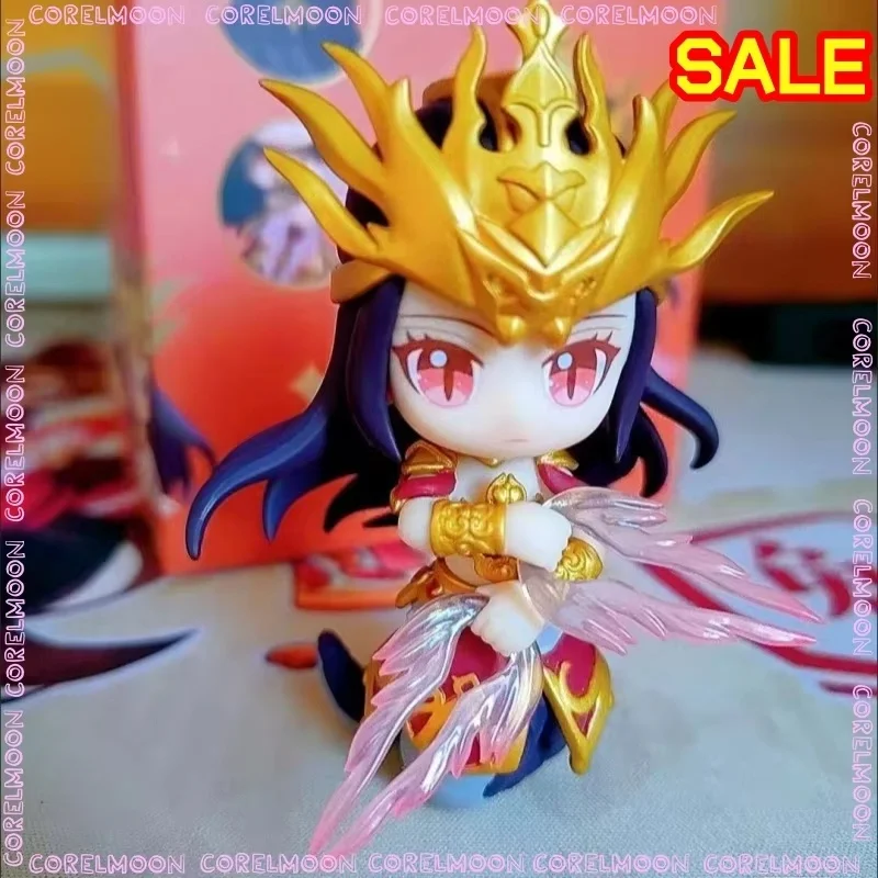 Modello di personaggio versione Q di Titan Fighting The Sky Medusa Anime Periferico Genuino Modello di bambola Giocattolo Ornamento Giocattolo da collezione Regalo
